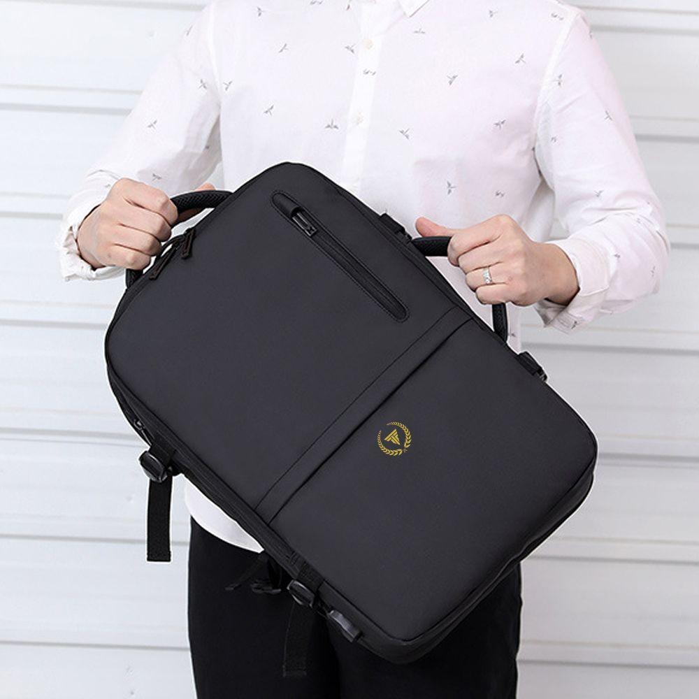 Mochila viaje expandible 39L Metis ELITE Negra-2