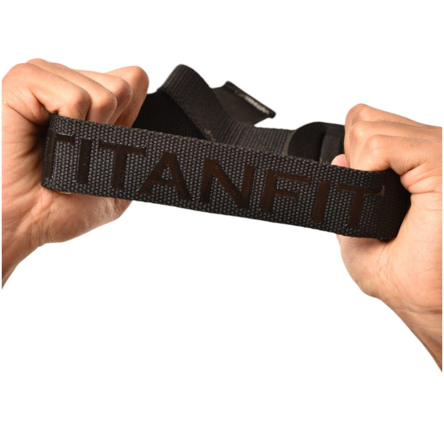 Straps deportivo levantamiento pesas Aspis Negro -3