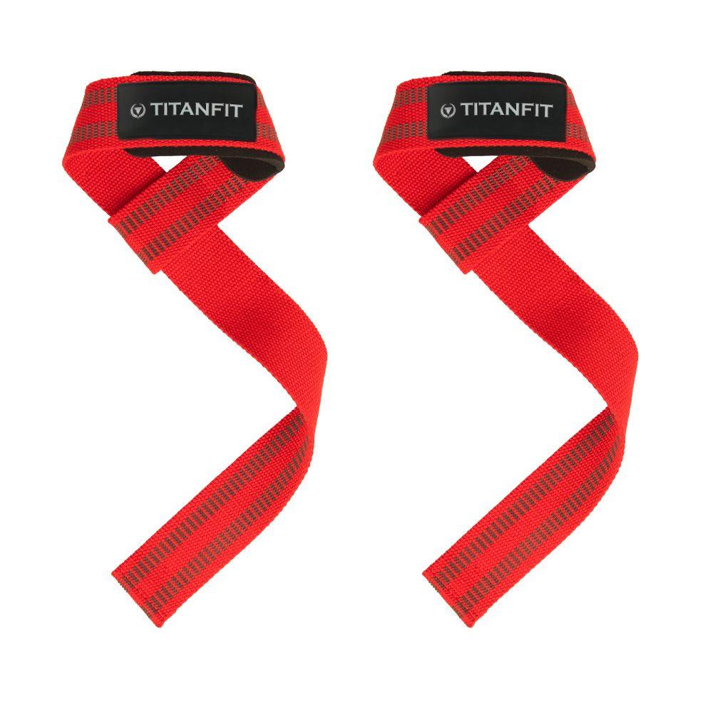 Straps deportivo levantamiento pesas Hoplon Rojo -0