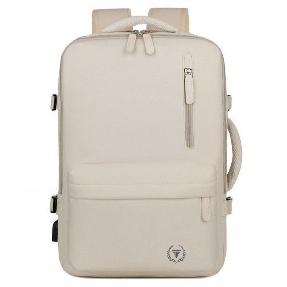 Mochila viaje expandible 39L Metis Off White-0