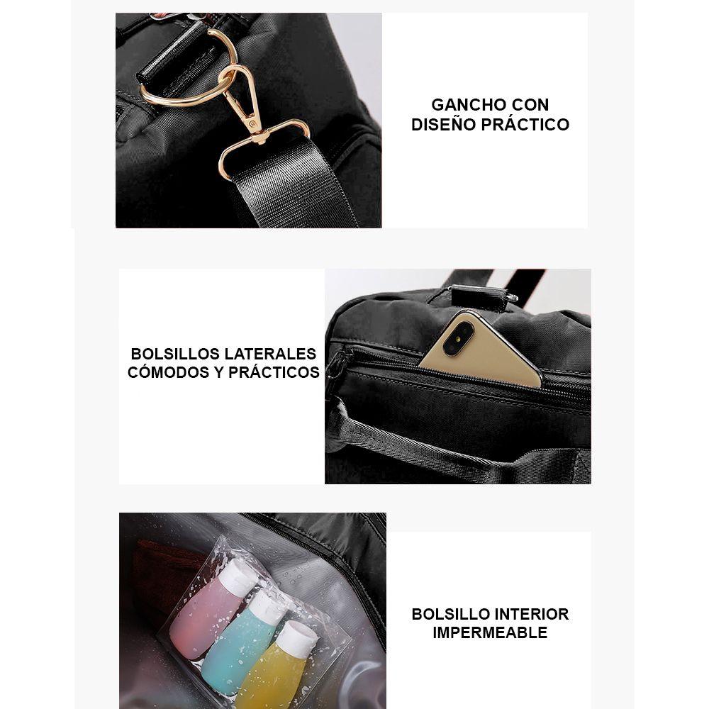 Bolso deportivo 29L Atenea Negro-4