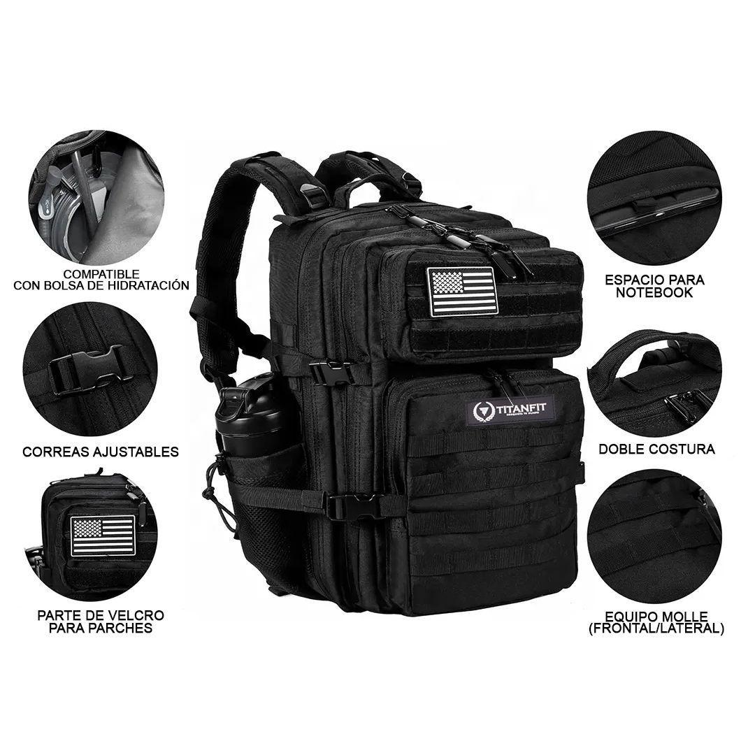 Mochila Tactica 45L Alpha Negra-5
