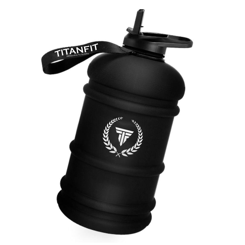 Botella De Agua 2.2 Litros Hydria Titanfit Negro-0