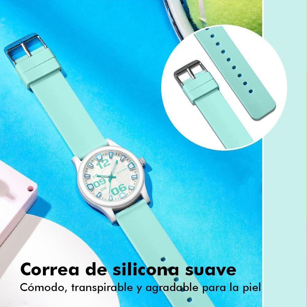 Reloj Mujer Sweet Mint elegancia precisión y comodidad-3