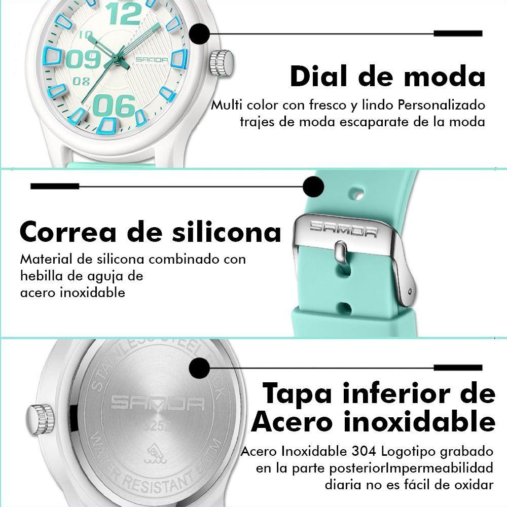 Reloj Mujer Sweet Mint elegancia precisión y comodidad-4