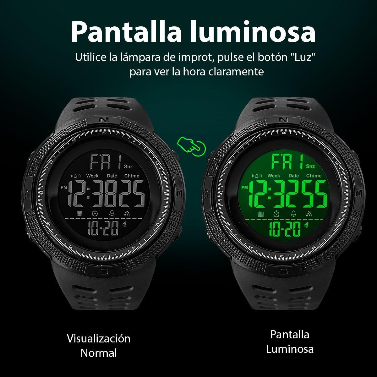 Reloj Deportivo Militar Digital para Hombre Modelo Comander-4