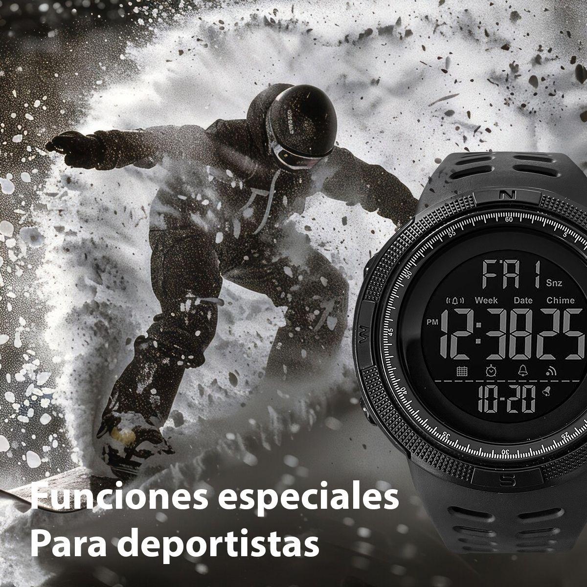 Reloj Deportivo Militar Digital para Hombre Modelo Comander-5