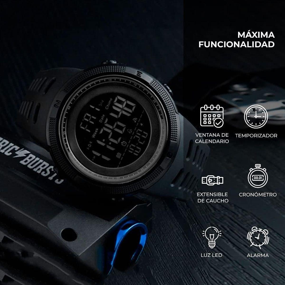 Reloj Deportivo Militar Digital para Hombre Modelo Comander-6