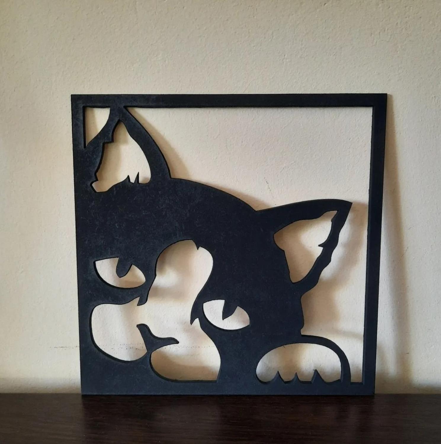 Cuadros Gatos De La Suerte 20cmx20cm Pack 3ud-4