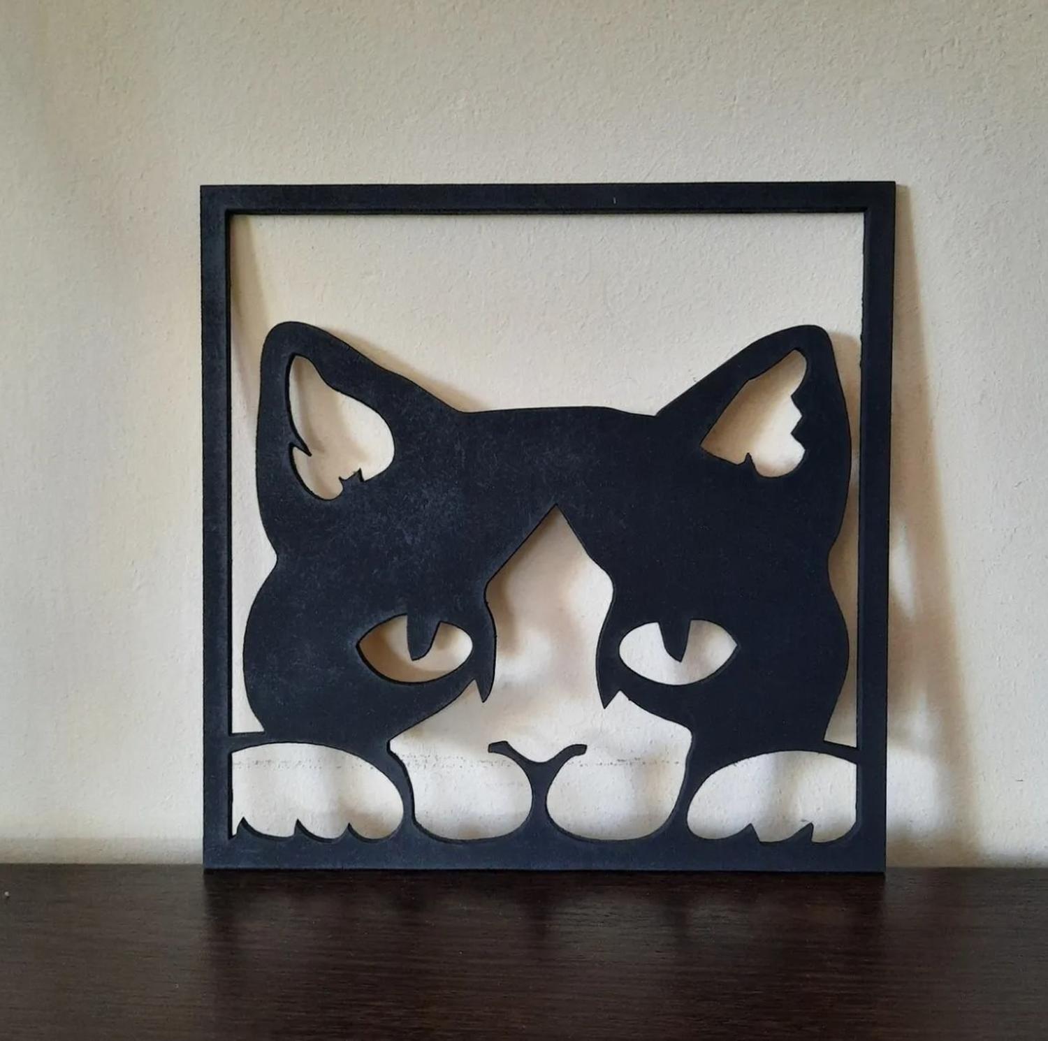 Cuadros Gatos De La Suerte 20cmx20cm Pack 3ud-3