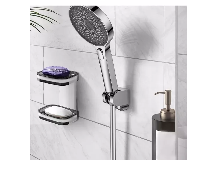 Repisa Jabonera Baño Con Doble Repisa-2