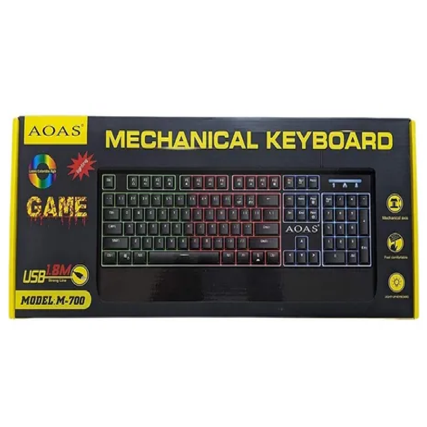 Teclado Gamer Mecánico Redragon Retroiluminado RGB K552 Kumara Negro-1