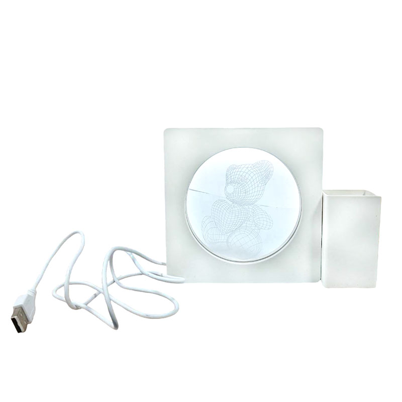 Organizador De Escritorio Porta Lapices Lampara-2
