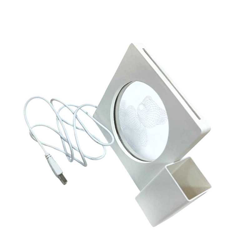 Organizador De Escritorio Porta Lapices Lampara-3