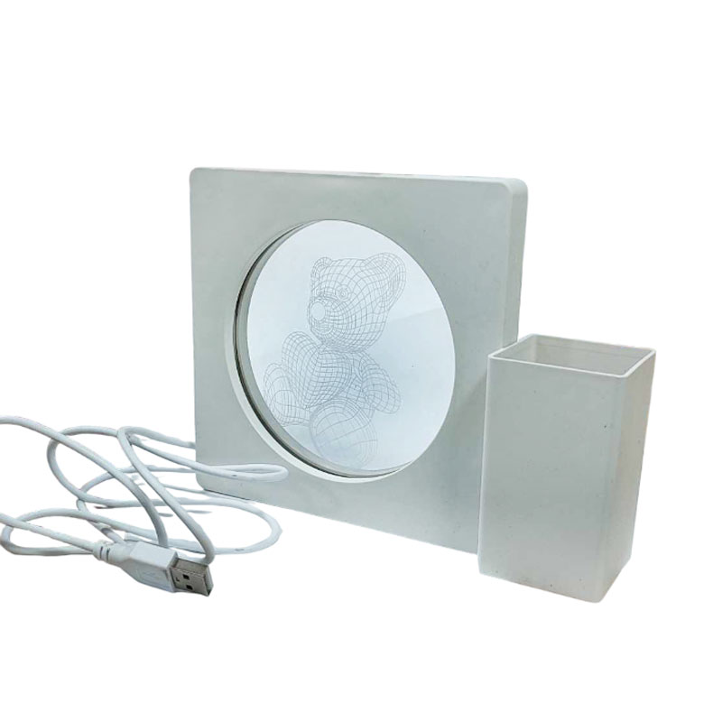 Organizador De Escritorio Porta Lapices Lampara-5