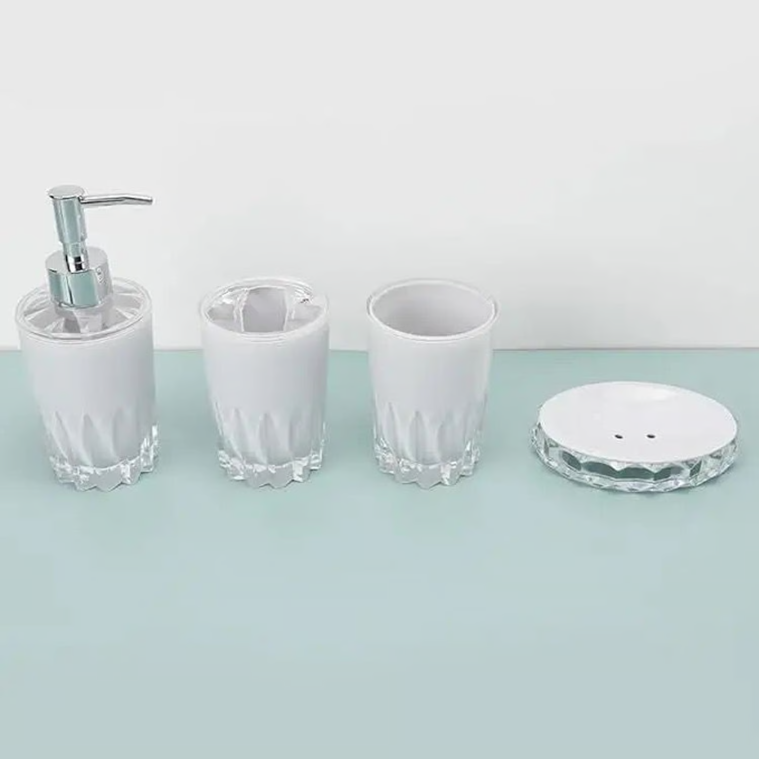 Set de Baño 4 piezas Color Gris-4