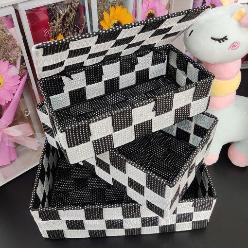 Set 3 Cajas Organizador Baño Cocina Closet Maquillaje-2