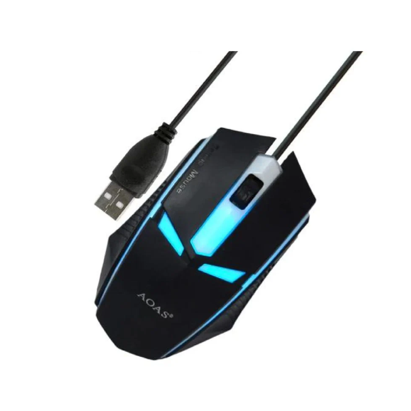 KIT GAMER TECLADO Y MOUSE LED AOAS M1500-2