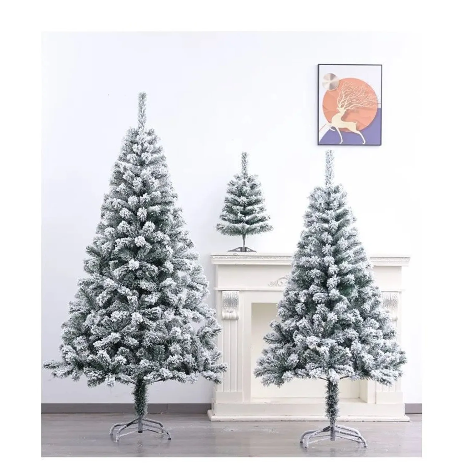 Arbol Nevado de Navidad 180CM -0