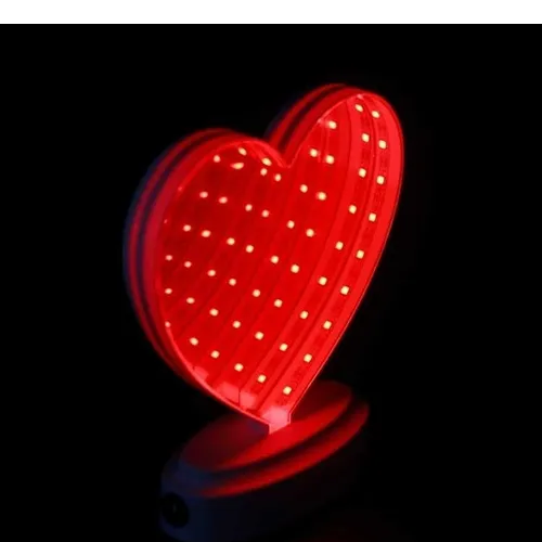 Lampara Corazon 3D Dormitorio escritorio adorno-2
