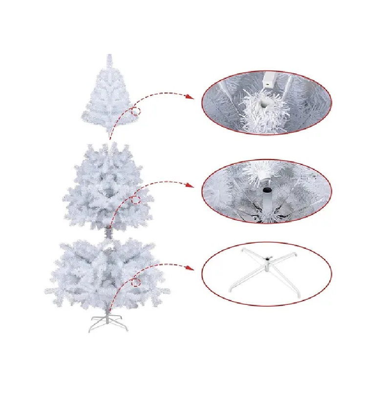 Arbol de Navidad Blanco 210CM-2