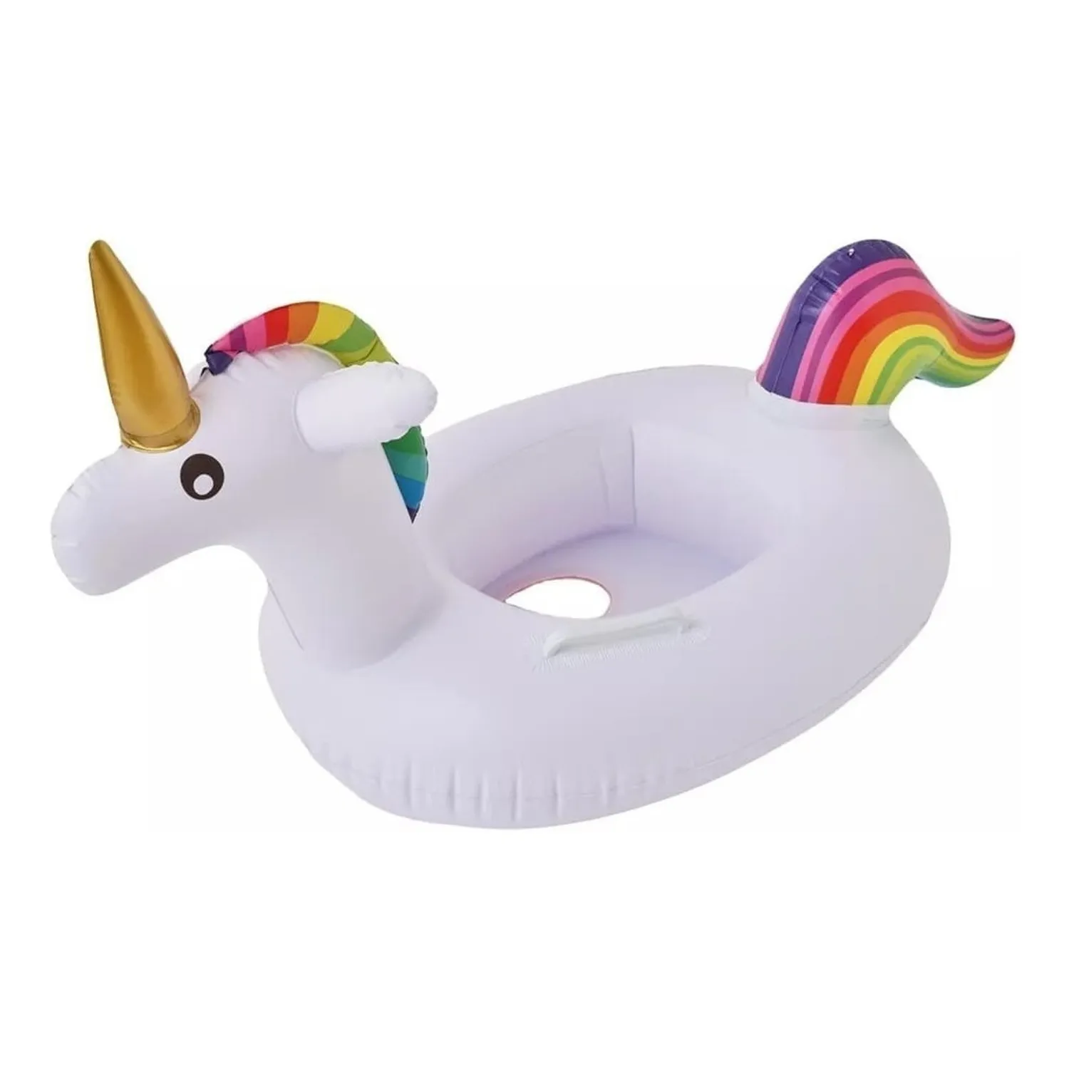 Flotador Unicornio Inflable Piscina 60cm Con Asas-2