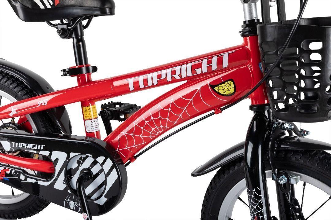 Bicicleta para niños Super héroe roja aro 12 -1