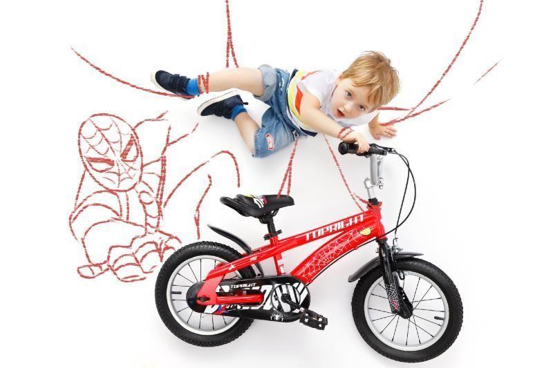 Bicicleta para niños Super héroe roja aro 12 -6