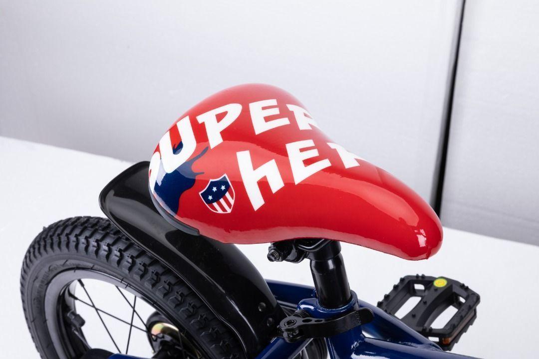 Bicicleta para niños  azul aro 12 Super héroe-2