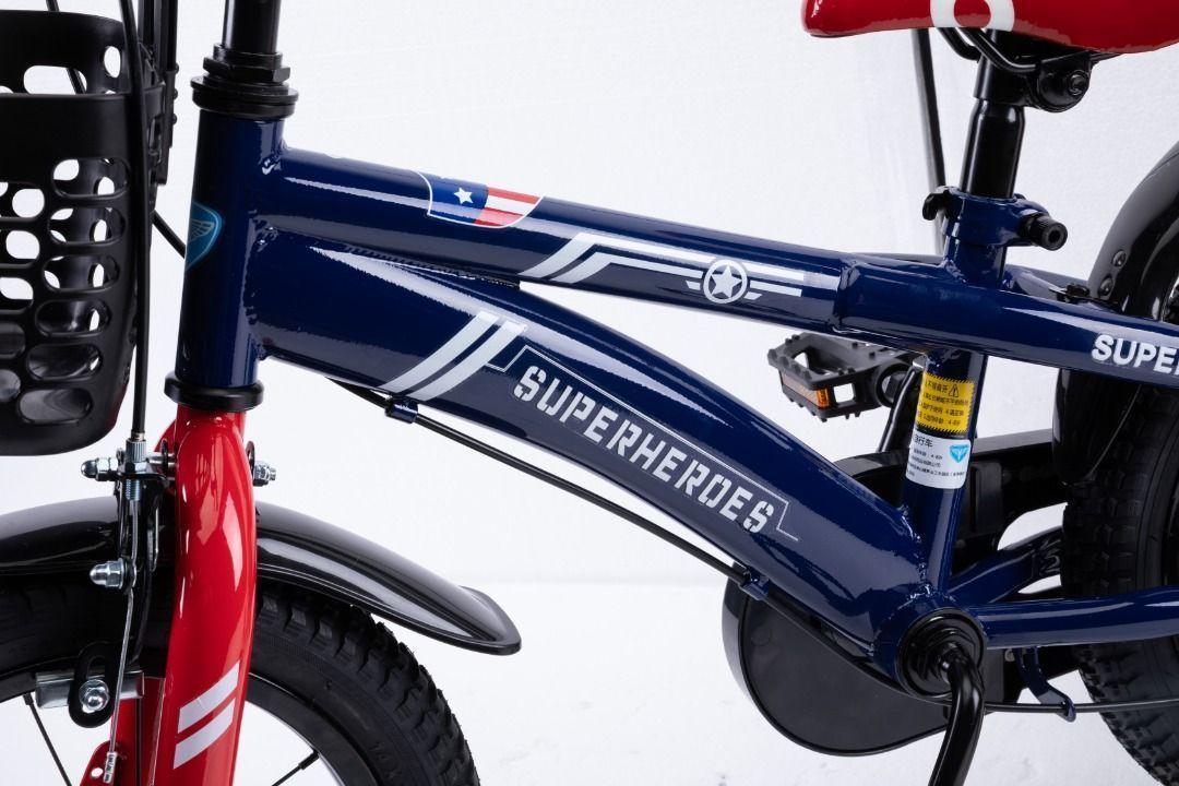 Bicicleta para niños  azul aro 12 Super héroe-1