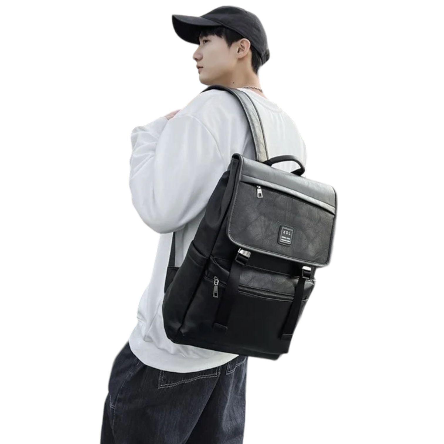 Mochila Notebook Multifunción Negocio Oficina Viaje XDL Negra-4
