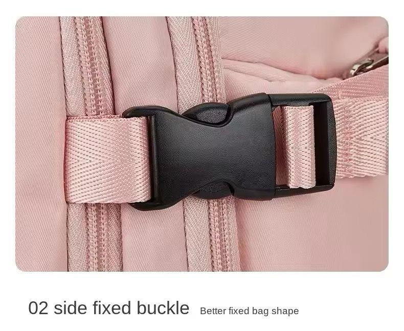 Mochila Viral de Viaje Notebook Multifunción Negocio Oficina Rosado-6