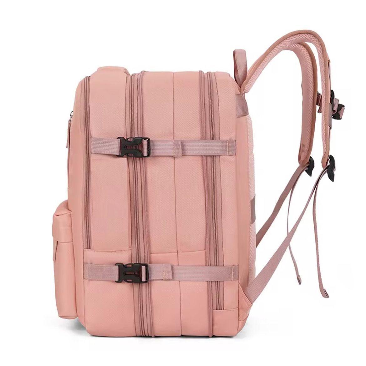 Mochila Viral de Viaje Notebook Multifunción Negocio Oficina Lila-3