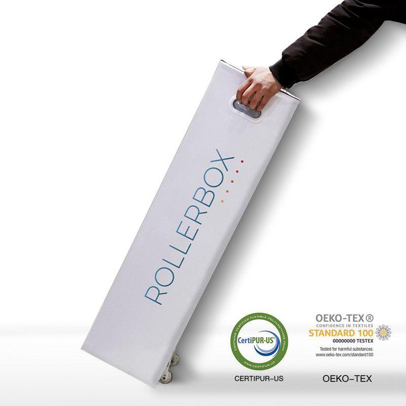 Colchón Comprimido Espuma Memory Foam 1,5 Plazas 105x200x15 cm-8