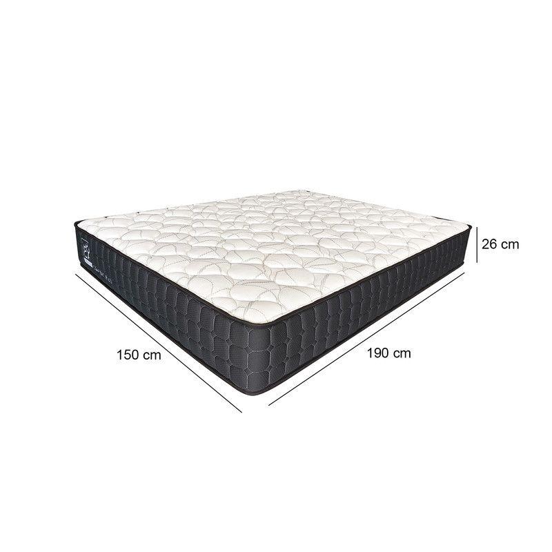 Colchón Comprimido Comfort Plus Resorte Pocket 2 Plazas 150x190x26 cm-7