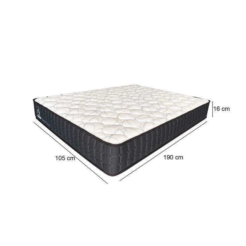 Colchón Comprimido Comfort Plus Resorte Pocket 1,5 Plazas 105x190x16 cm-7