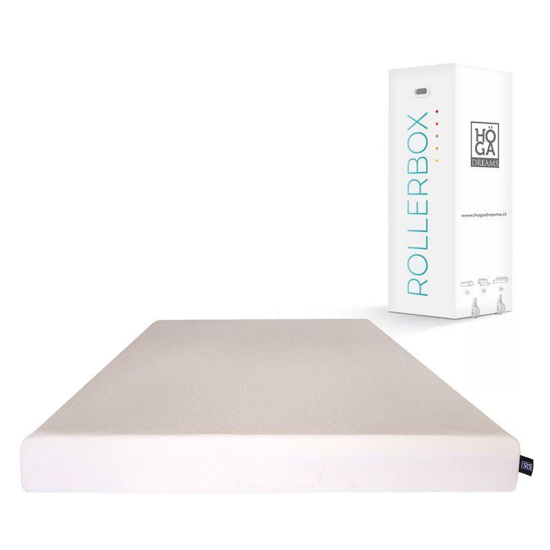 Colchón Comprimido Espuma Memory Foam 1,5 Plazas 105x190x20 cm-0