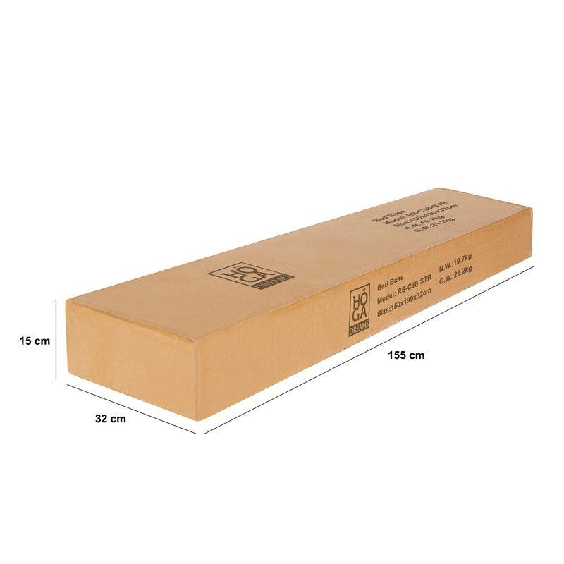 Base de Cama Europea 2 Plazas Koppla 150x200cm-5