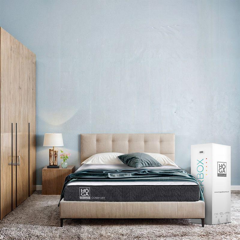 Colchón Roller Resorte Bonnell 2 Plazas 150x190x19 Cm-1