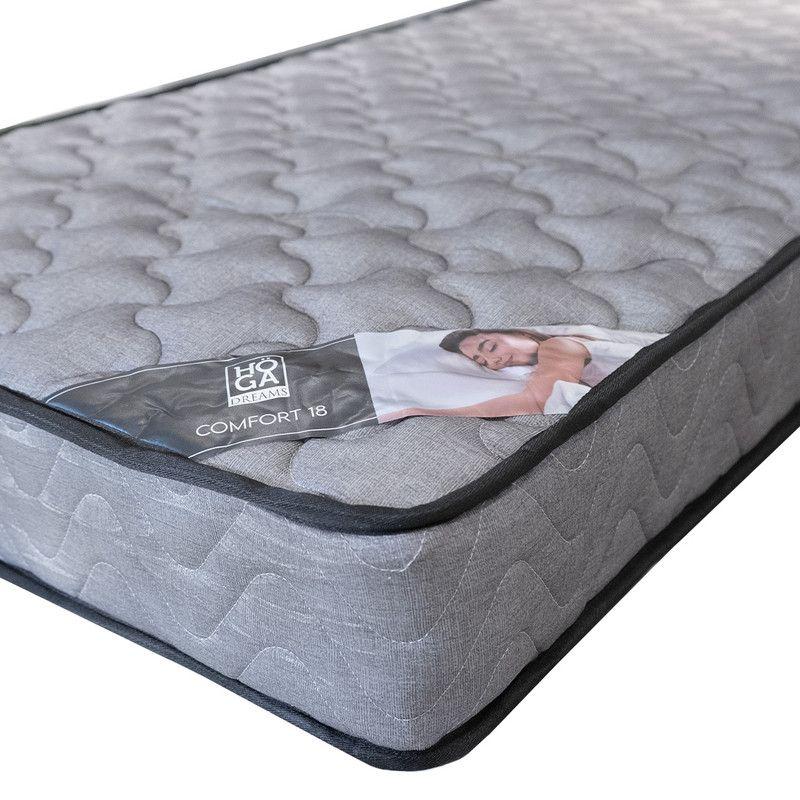 Colchón Roller Pro Resorte Bonnell 1.5 Plaza 105x190x18 cm-2