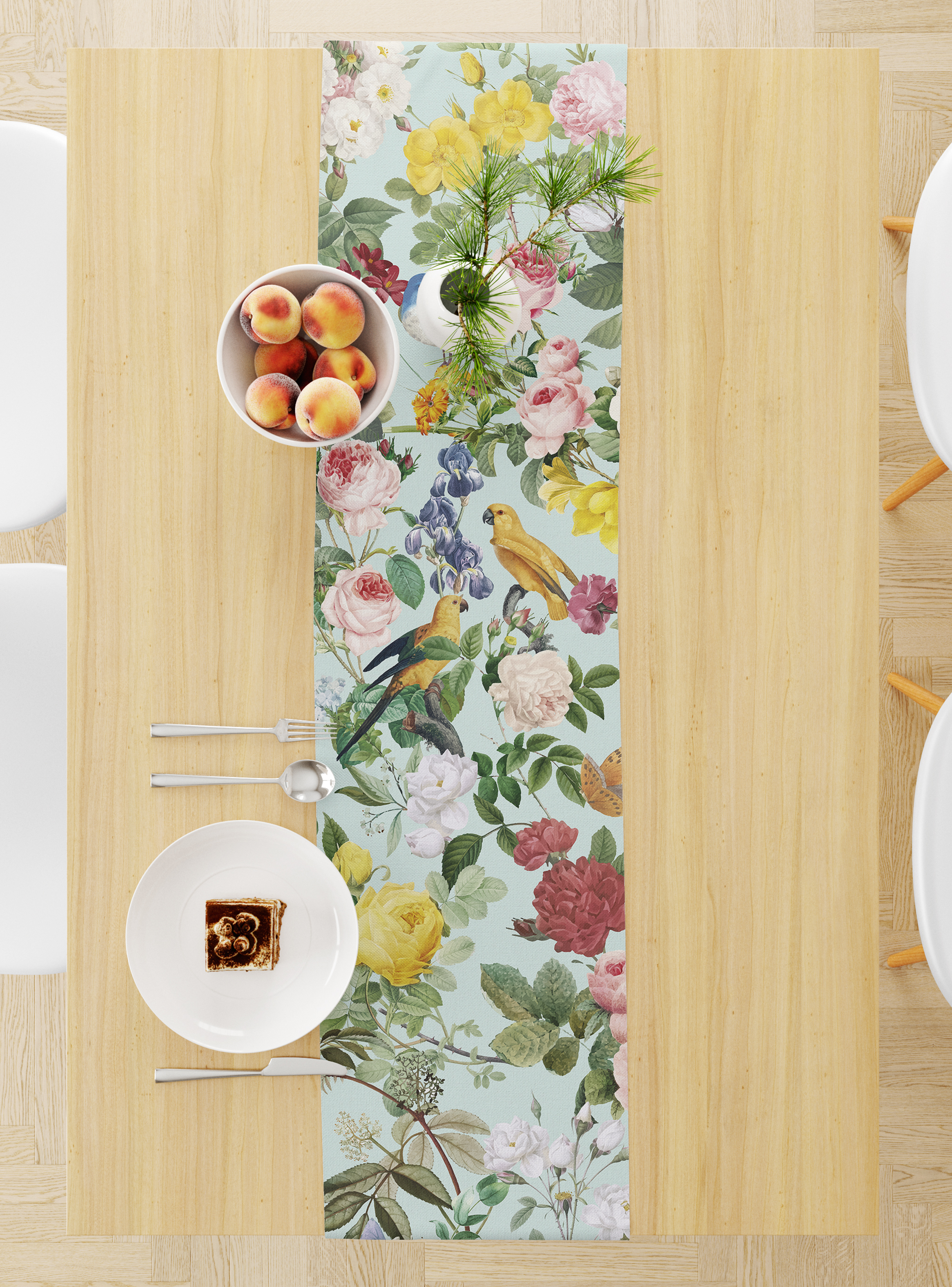 Camino de Mesa Flora & Fauna - 40 x 160 cms-1