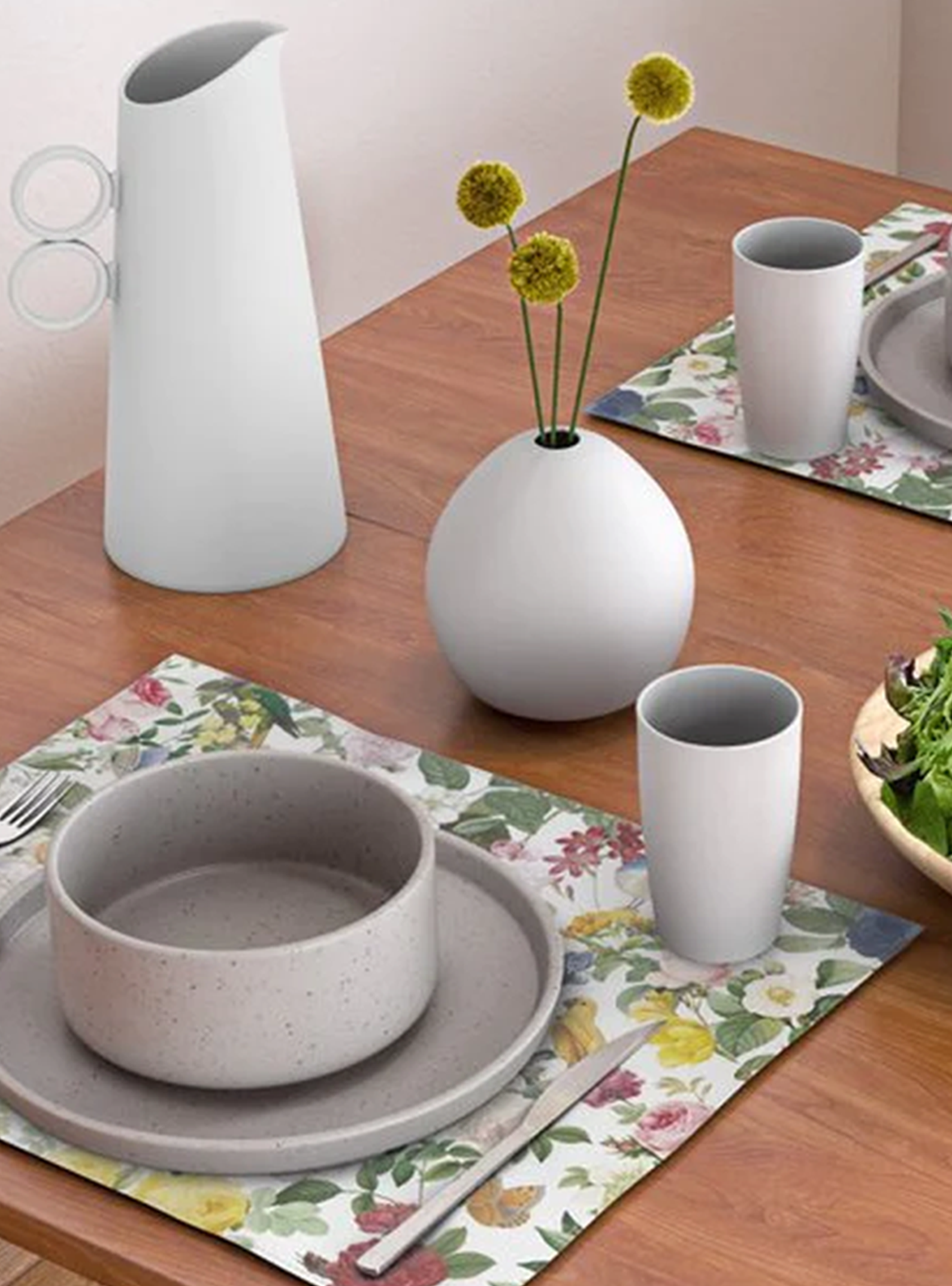 Set de 4 Individuales Flora & Fauna - 45 x 30 cm-1