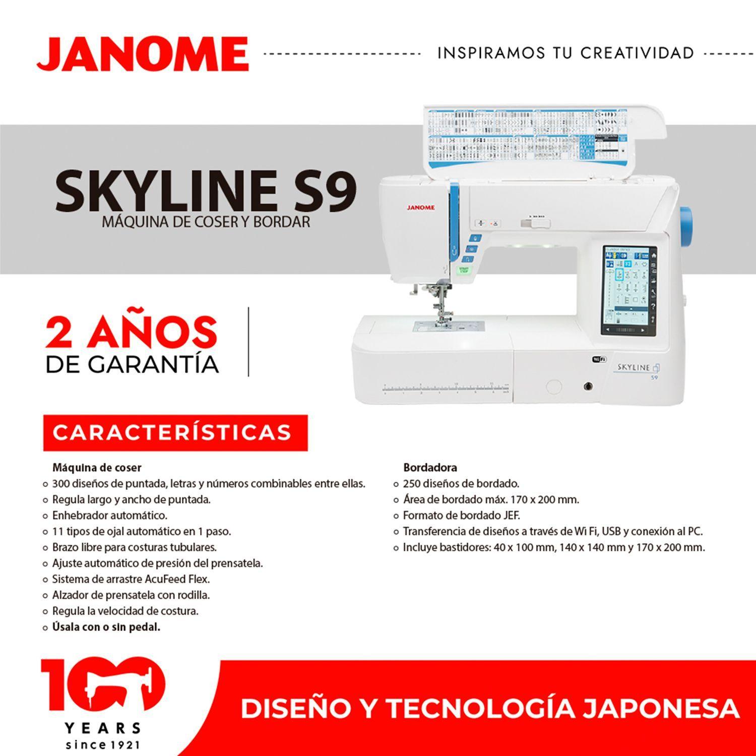 Máquina de coser y Bordar Skyline S9-3