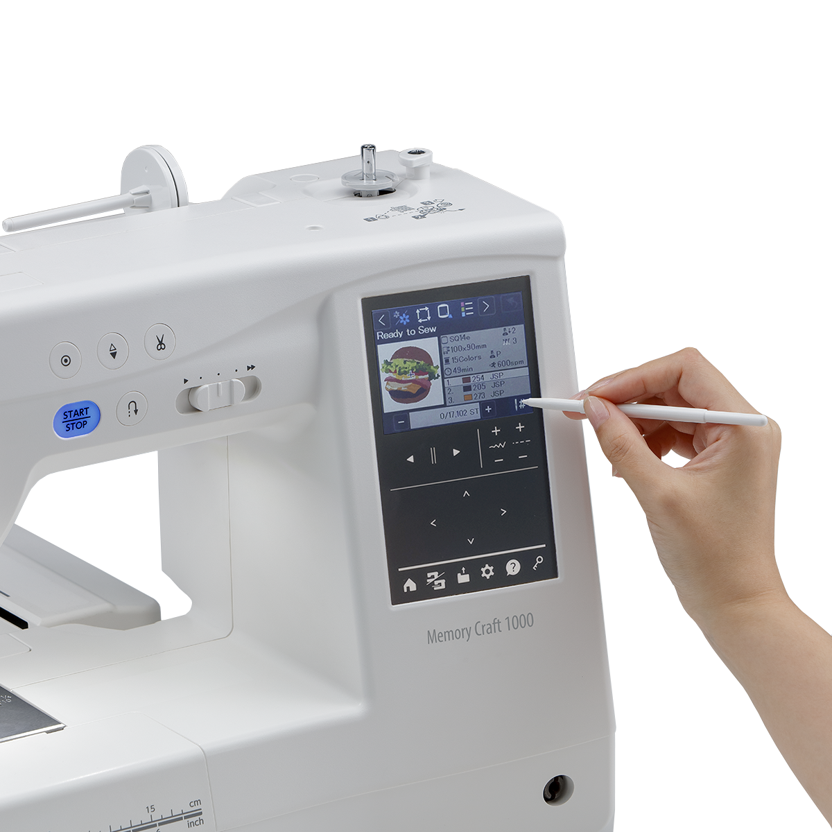 M quina de Coser y Bordadora Janome MC1000-0