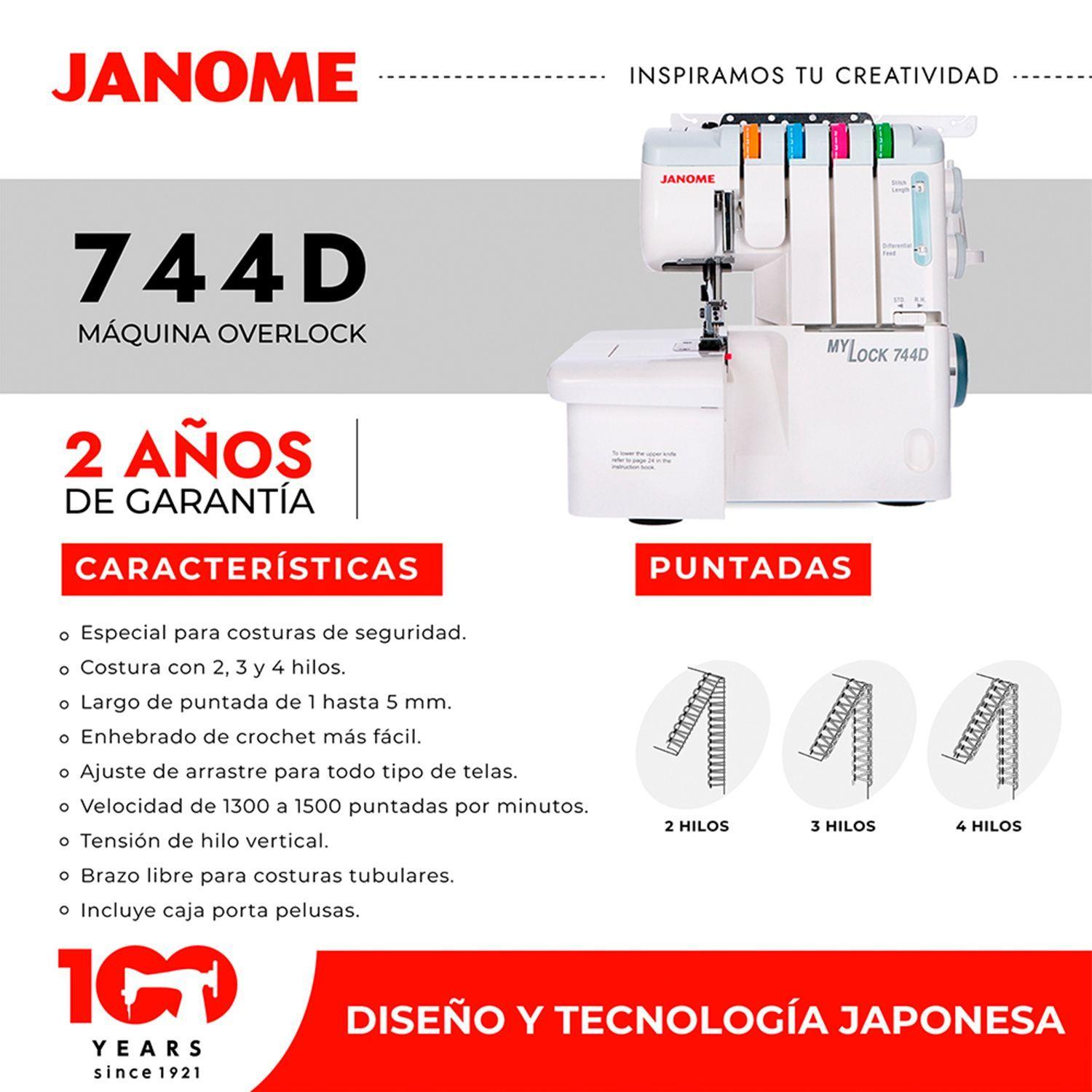 Máquina Overlock 744D-6