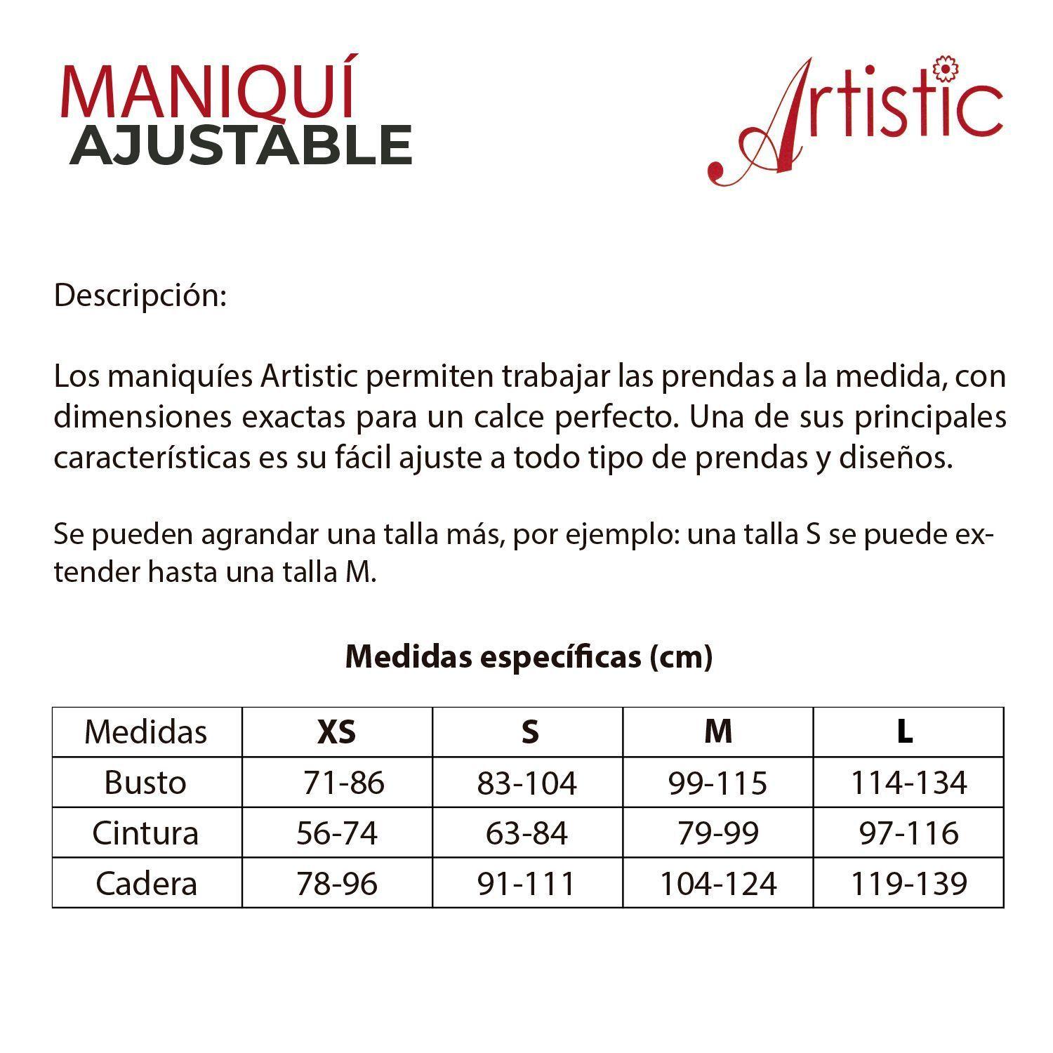 Maniquí Ajustable Artistic -6