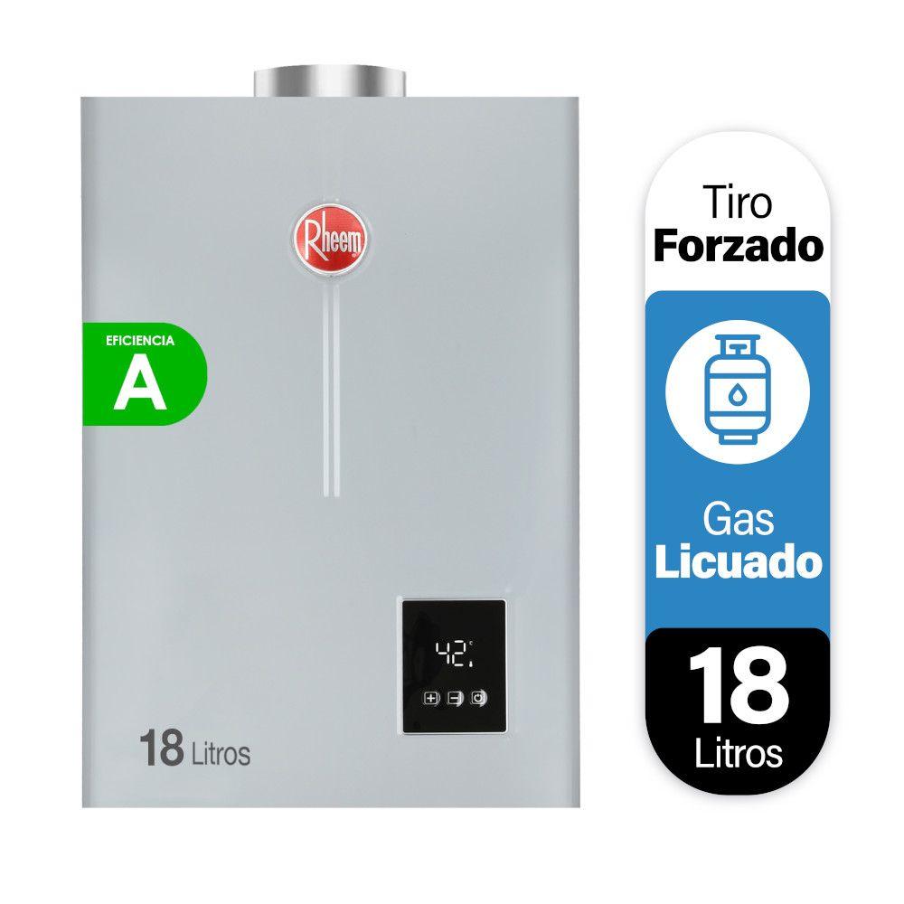 Calefont 18 litros Gas licuado Tiro forzado Rheem-2