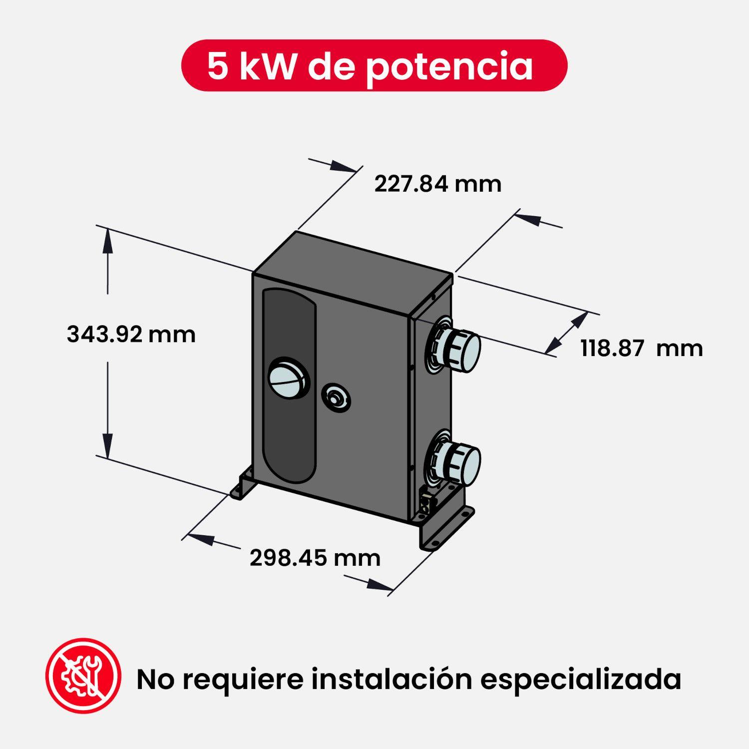 Calentador de Jacuzzis y Spa Eléctrico Rheem E3T 5,5 Kw-2