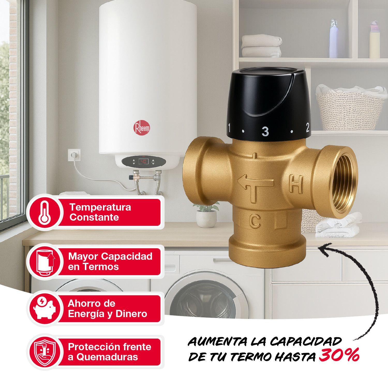 Válvula Mezcladora Termostática Esbe 3/4 Para Termos-2