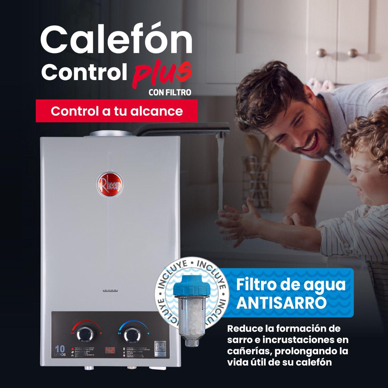 Calefont Digital 10 Litros Gas Licuado Tiro Natural Rheem-7